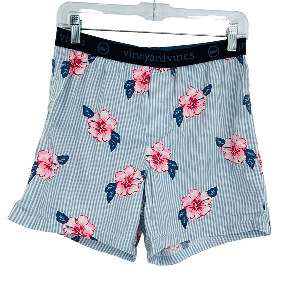 Vineyard Vines floral stripe boxer shorts men's size‎ XS